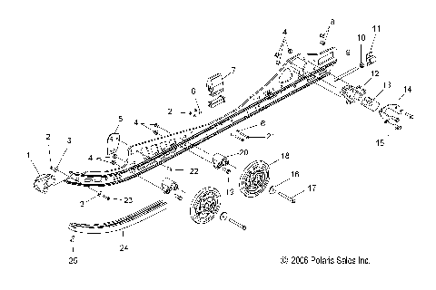 SUSPENSION, RAIL MOUNTING - S07PY7FS/FE (49SNOWSUSPRAILFSTCRSR)