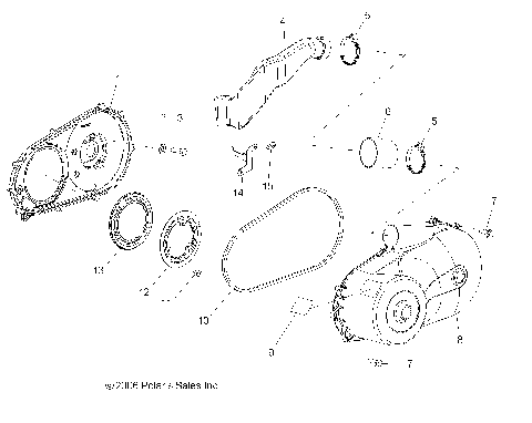 CLUTCH COVER - R07RF68AD/AF (49RGRCLUTCHCVR077006X6)