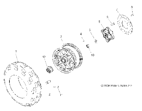 WHEEL, FRONT - A07MH76AL/A2/MN76AF/AY (49ATVWHEELFRT800EFI)