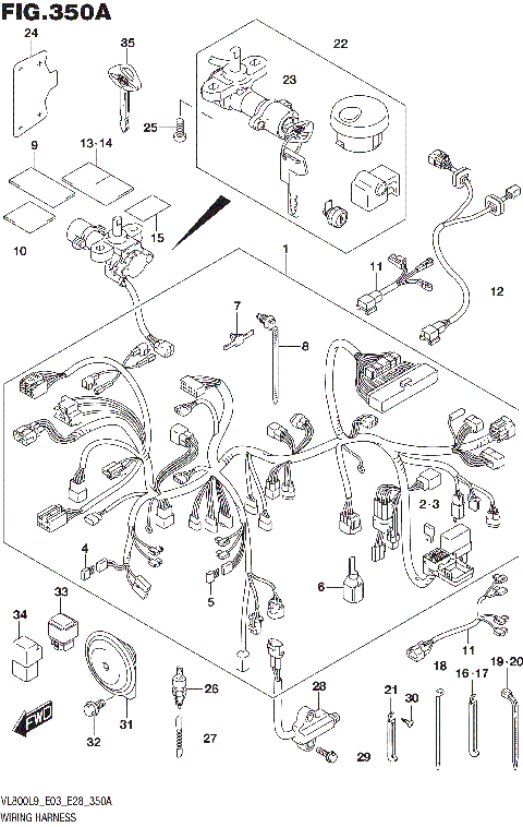 WIRING HARNESS (VL800L9 E03)