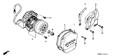 LEFT CRANKCASE COVER