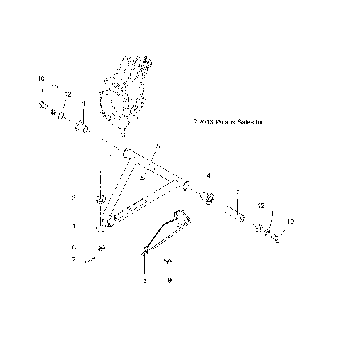 SUSPENSION, A-ARM and STRUT MOUNTING - A15DAH32EJ (49ATVAARM15325HD)