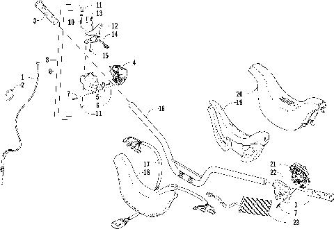 HANDLEBAR AND CONTROLS [86100]