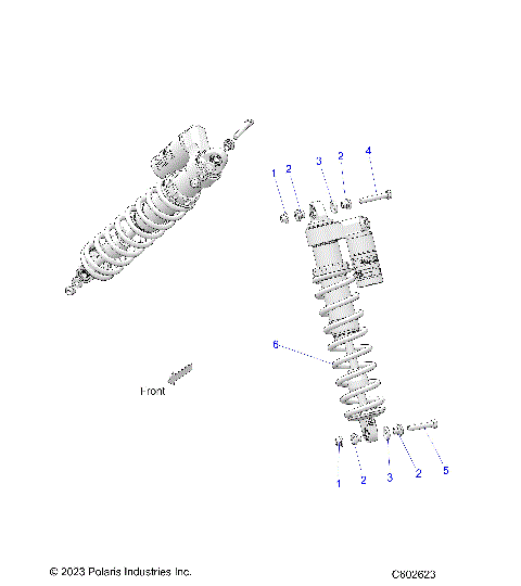 SUSPENSION, SHOCK MOUNTING (IFS) - S24MDX6DSA/6DEA (C602623)