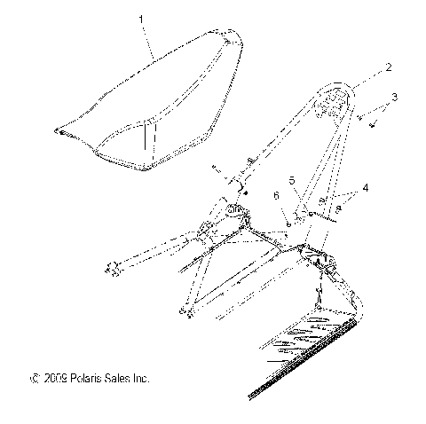 BODY, SEAT MOUNTING - S10BF6KSL/KSA/KEA (49SNOWSEAT10PR)