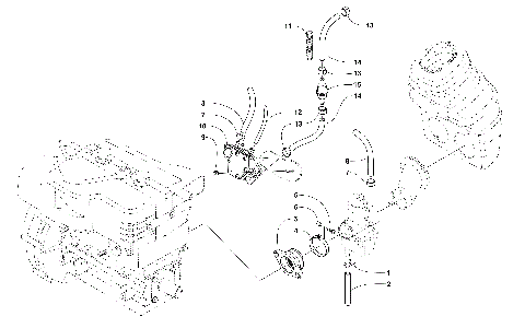 CARBURETOR AND FUEL PUMP ASSEMBLY [104591]