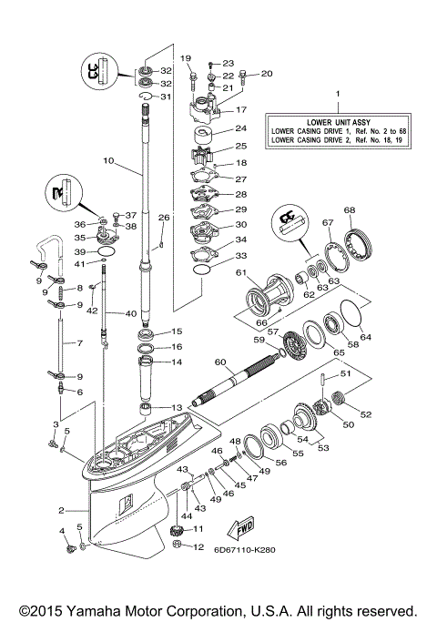 LOWER CASING DRIVE 1
