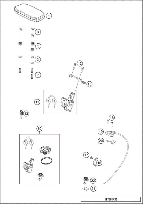 INSTRUMENTS / LOCK SYSTEM