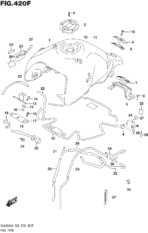 FUEL TANK (DL650XAL6 E03)
