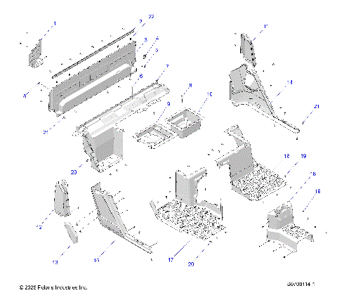 BODY, REAR CLOSE OFF, FENDERS & FLOOR
