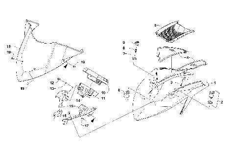 WINDSHIELD AND INSTRUMENTS ASSEMBLIES [103276]