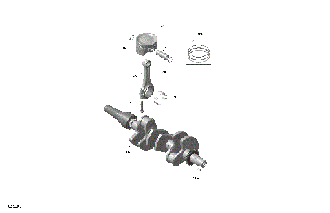 01- ROTAX - Crankshaft and Pistons
