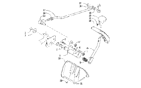 REVERSE SHIFT LEVER ASSEMBLY [83088]