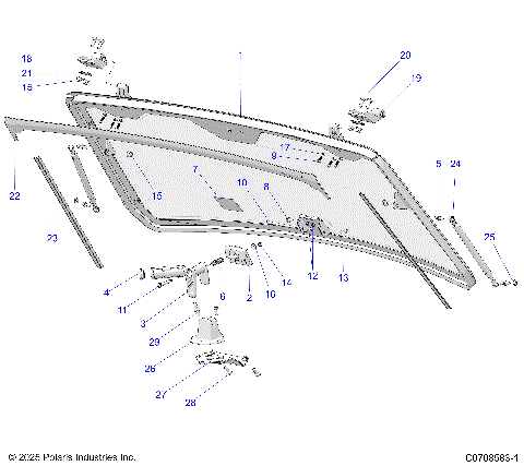 BODY, FRONT WINDOW ASM.