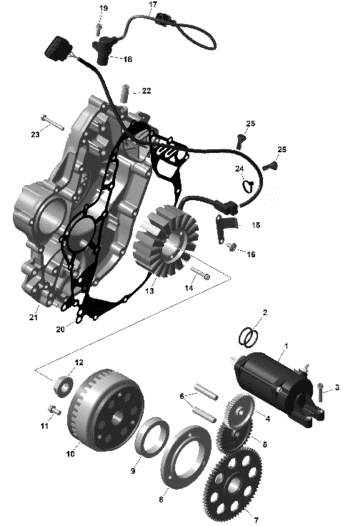 01- ROTAX - Magneto and Electric Starter