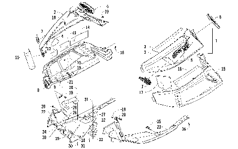 SKID PLATE AND SIDE PANEL ASSEMBLY [97514]