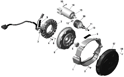 01- ROTAX - Magneto and Electric Starter