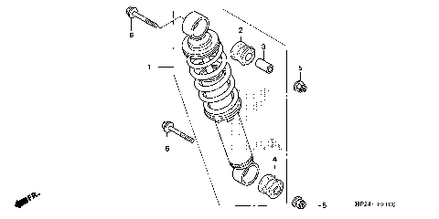 REAR SHOCK ABSORBER