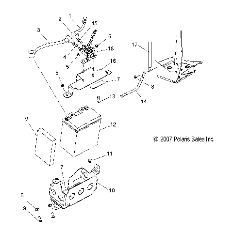 ELECTRICAL, BATTERY - S08PR7FS/FE (49SNOWBATTERY08IQTRBO)