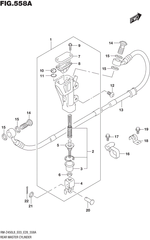REAR MASTER CYLINDER