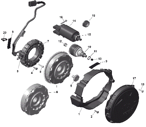 01- ROTAX - Magneto and Electric Starter