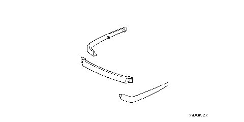 TRUNK MOLDING KIT (CARBON