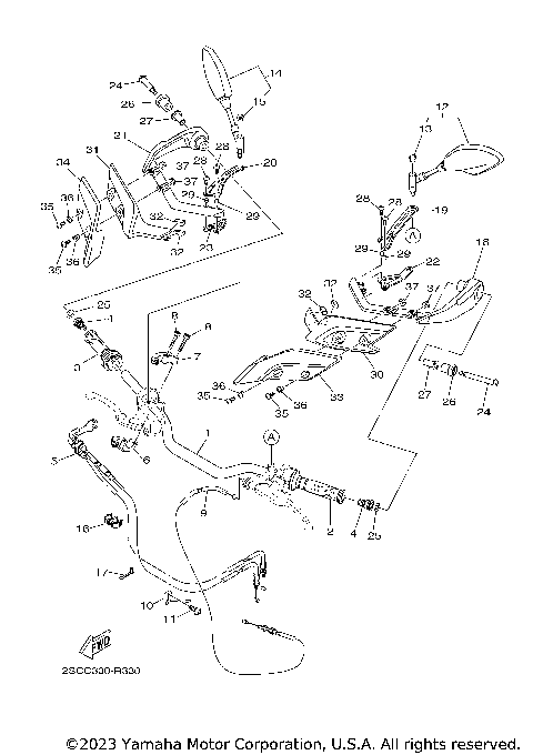 STEERING HANDLE CABLE
