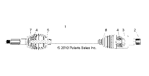 DRIVE TRAIN, REAR HALF SHAFT - Z14VE76AD/7EAL/7EAW/EAJ/EAU (49RGRSHAFTDRIVERR11RZRS)