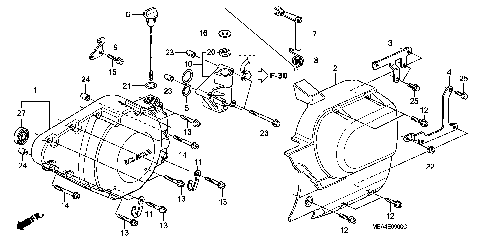 LEFT CRANKCASE COVER