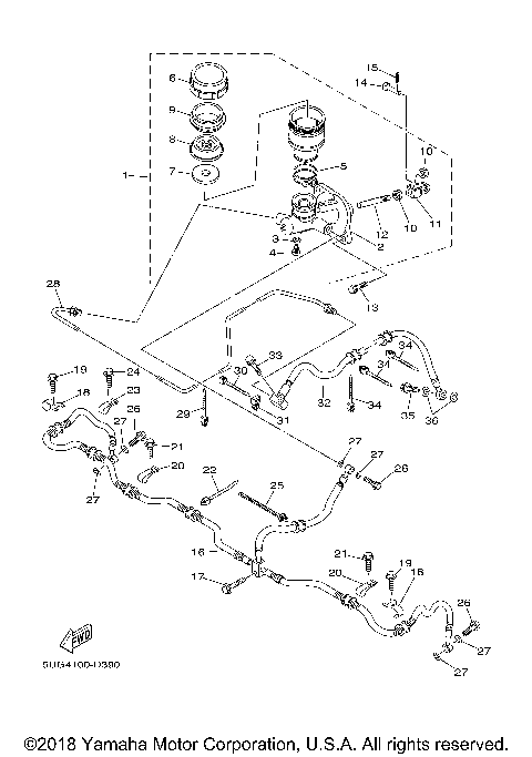 REAR MASTER CYLINDER