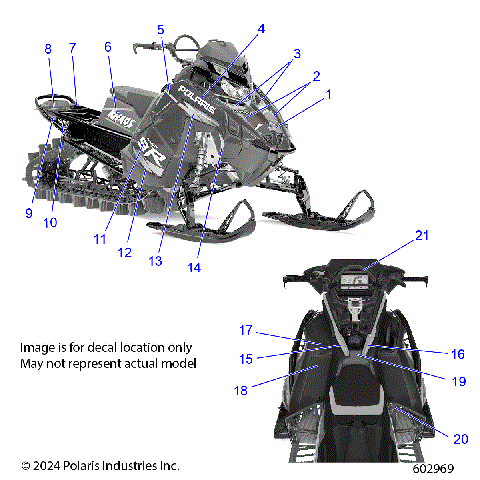 BODY, DECAL, LE, SPIRIT BLUE SIDE PANEL - S25TFG9BSB (602969)