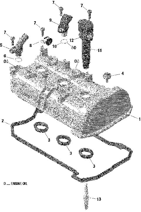 01- Valve Cover 900 HO