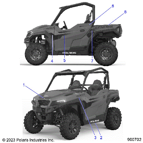 BODY, DECALS - G24GAP99 (900702)