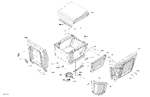 07- FURNITURE - Seat Corner Backrest (RH)