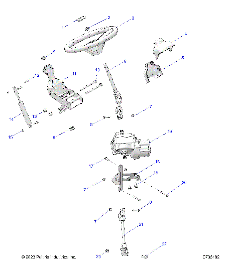 STEERING, EPS STEERING ASM. - R21MAS57F1/F9/C1/C9/CK/E1/E9/EK (C733182)