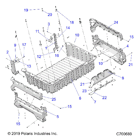 BODY, BOX - R20RRB99A/B  (C700689)