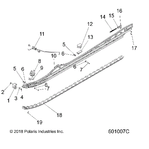 SUSPENSION, RAIL MOUNTING - S19EGK8RS/EGM8RS ALL OPTIONS (601007C)