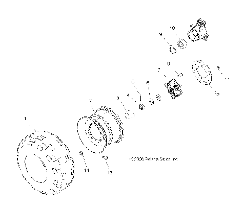 WHEEL, REAR - A07MH68AX/AY/AZ (49ATVWHEELREAR07700)