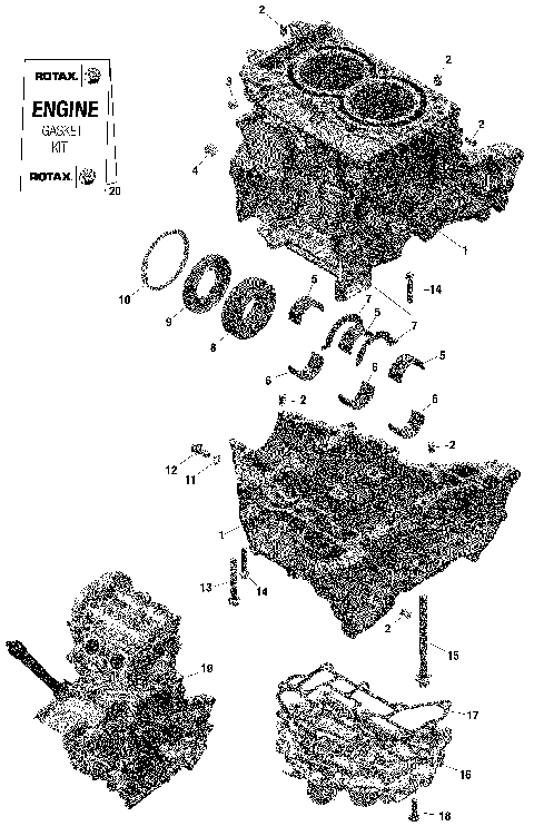 01- Engine - Crankcase