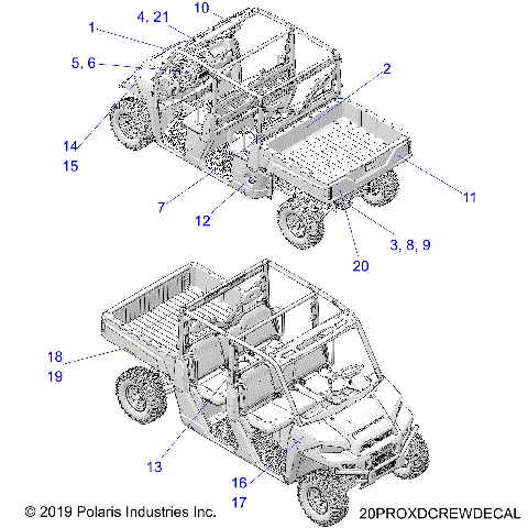 BODY, DECALS - D22P4EP99A4/B4/F99A4 (20PROXDCREWDECAL)