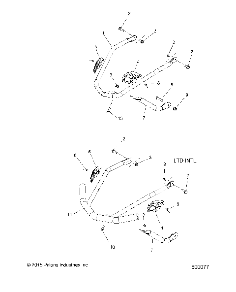 BODY, BUMPER, FRONT - S16CB6/CP6 ALL OPTIONS (600077)