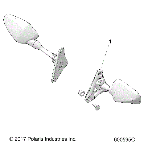 BODY, MIRRORS - S24FJE9FS/9FE (600595C)