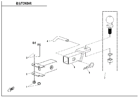 TOWBAR (PIN CONNECTION)