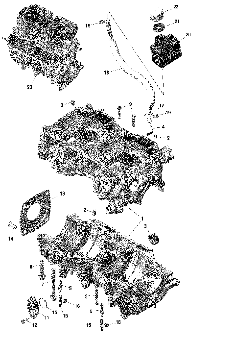 01- Rotax - Crankcase