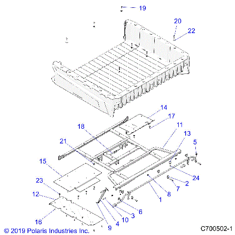 BODY, BOX MOUNTING - D20BBP99A4/B4/FP99A4 (C700502-1)