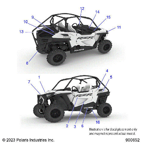 BODY, DECALS - Z22A5K87A4/A5V87A4 (900652)