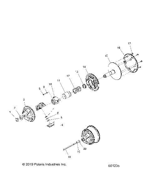 DRIVE TRAIN, CLUTCH, PRIMARY - S21CBU5BSL (601235)