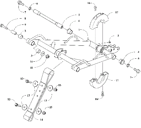 REAR SUSPENSION - FRONT ARM ASSEMBLY [111244]