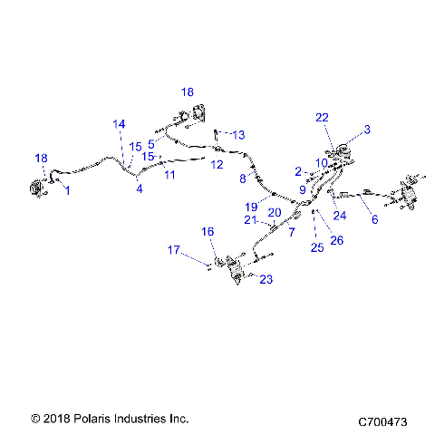 BRAKES, BRAKE LINES AND MASTER CYLINDER - R20RRB99A/B (C700473)