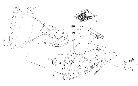 WINDSHIELD AND INSTRUMENTS ASSEMBLIES [103931]